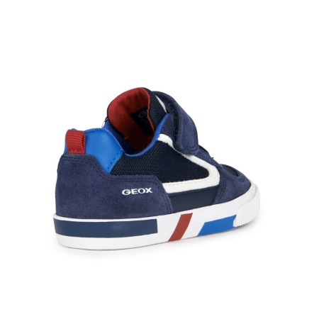 Δερμάτινο Sneaker Geox B35A7B 01422 C4211 μπλε 